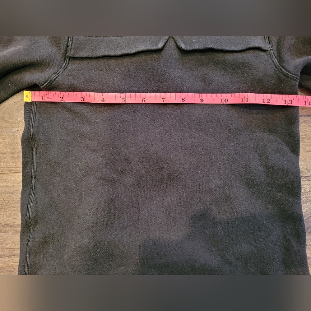 Ivivva Black Fleece Hoodie Sweater Jacket - Picture 4 of 5